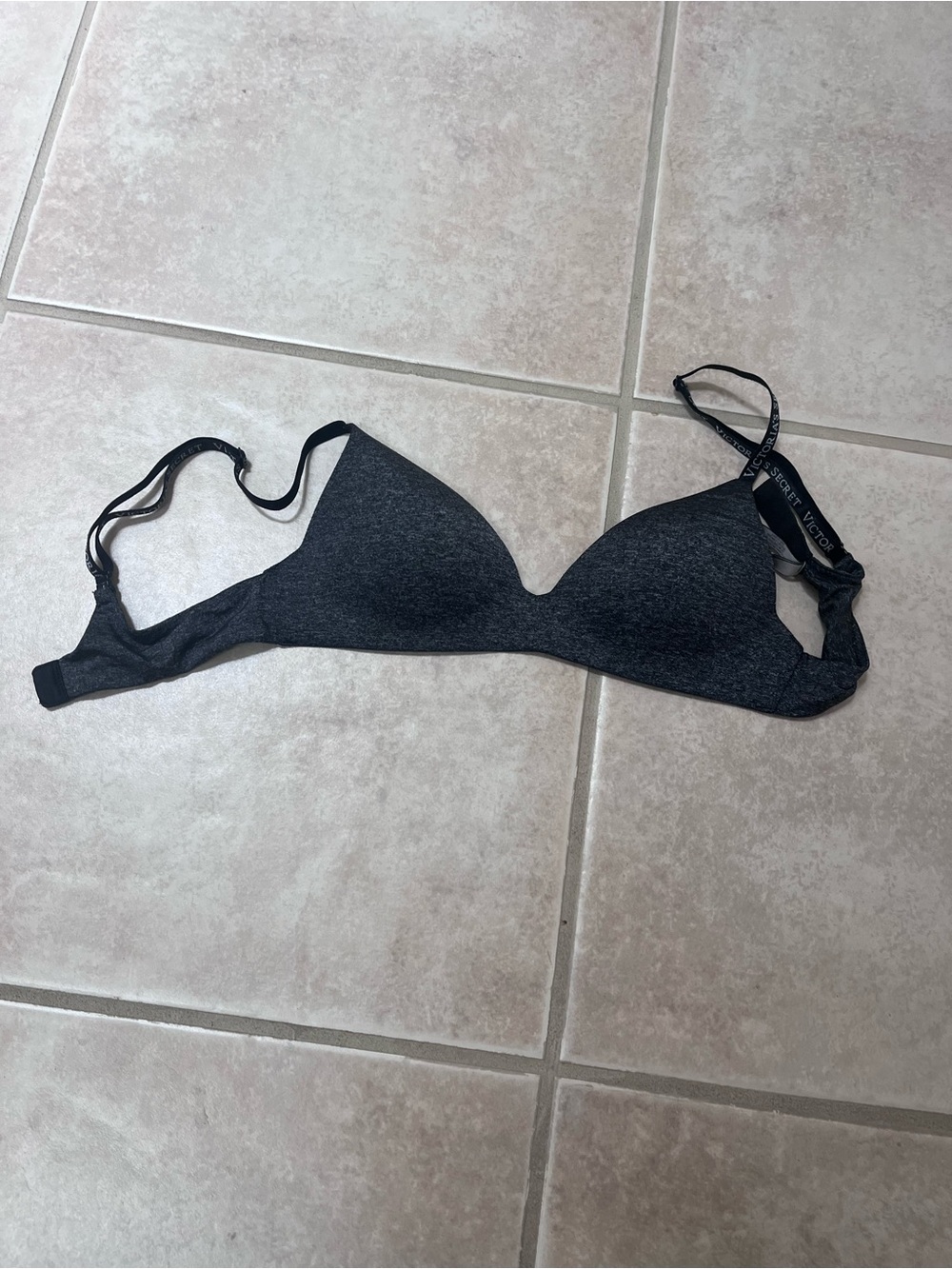 Victoria's Secret Charcoal Gray T-Shirt Bra